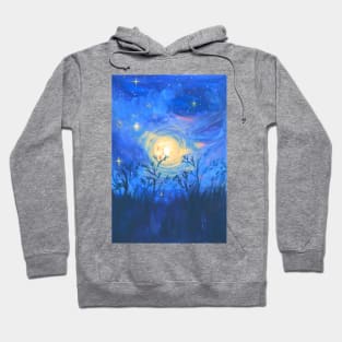 zen moon landscape Hoodie